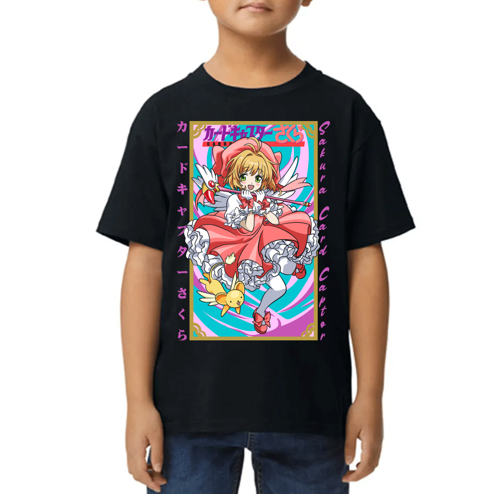 Playera de Niño Sakura Card Captor Algodón Premium #0002436