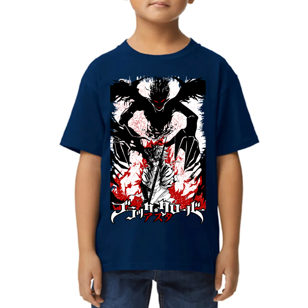 Playera de Niño Liebe Black Clover Algodón Premium #0002437