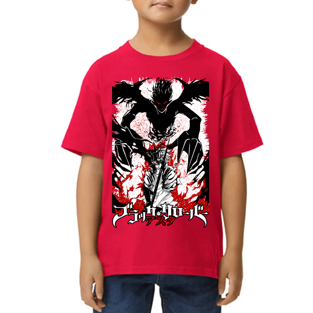 Playera de Niño Liebe Black Clover Algodón Premium #0002437