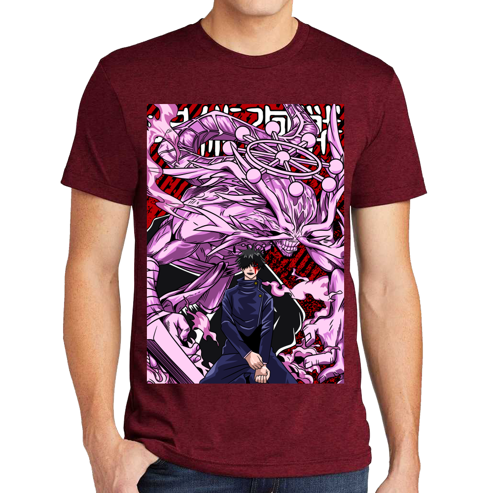 Playera Mahoraga vs Megumi Jujutsu Kaisen Algodón Premium #0002438