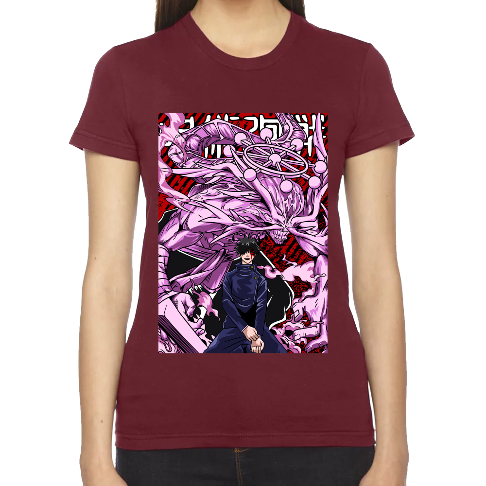 Playera Mahoraga vs Megumi Jujutsu Kaisen Algodón Premium #0002438