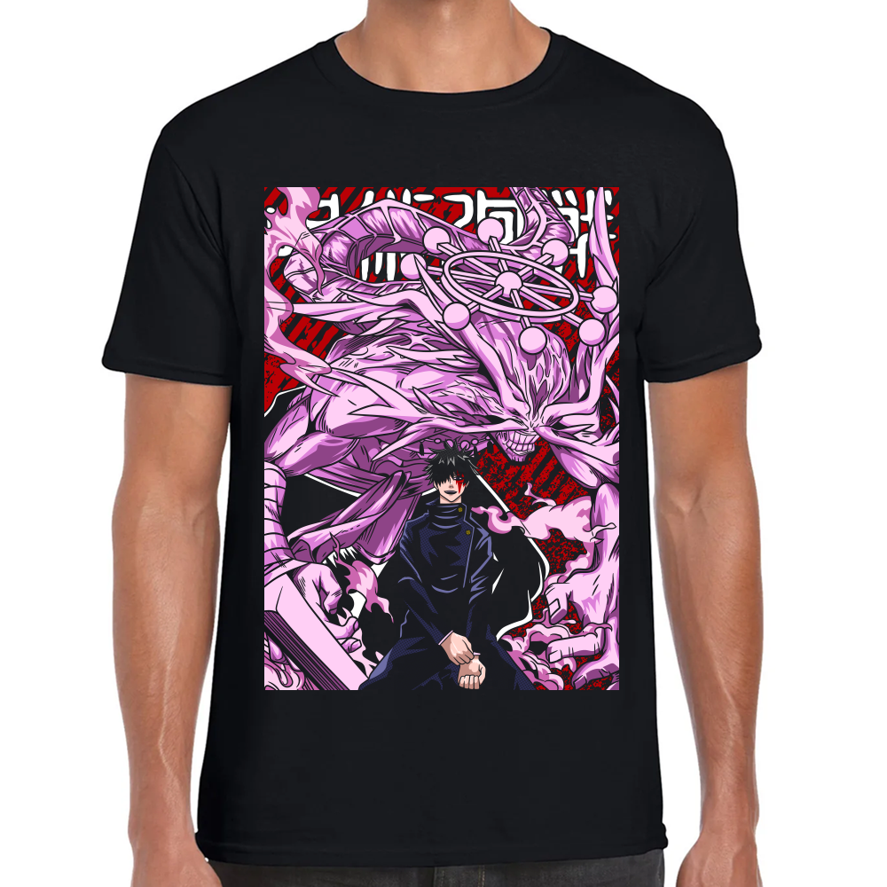 Playera Mahoraga vs Megumi Jujutsu Kaisen Algodón Premium #0002438