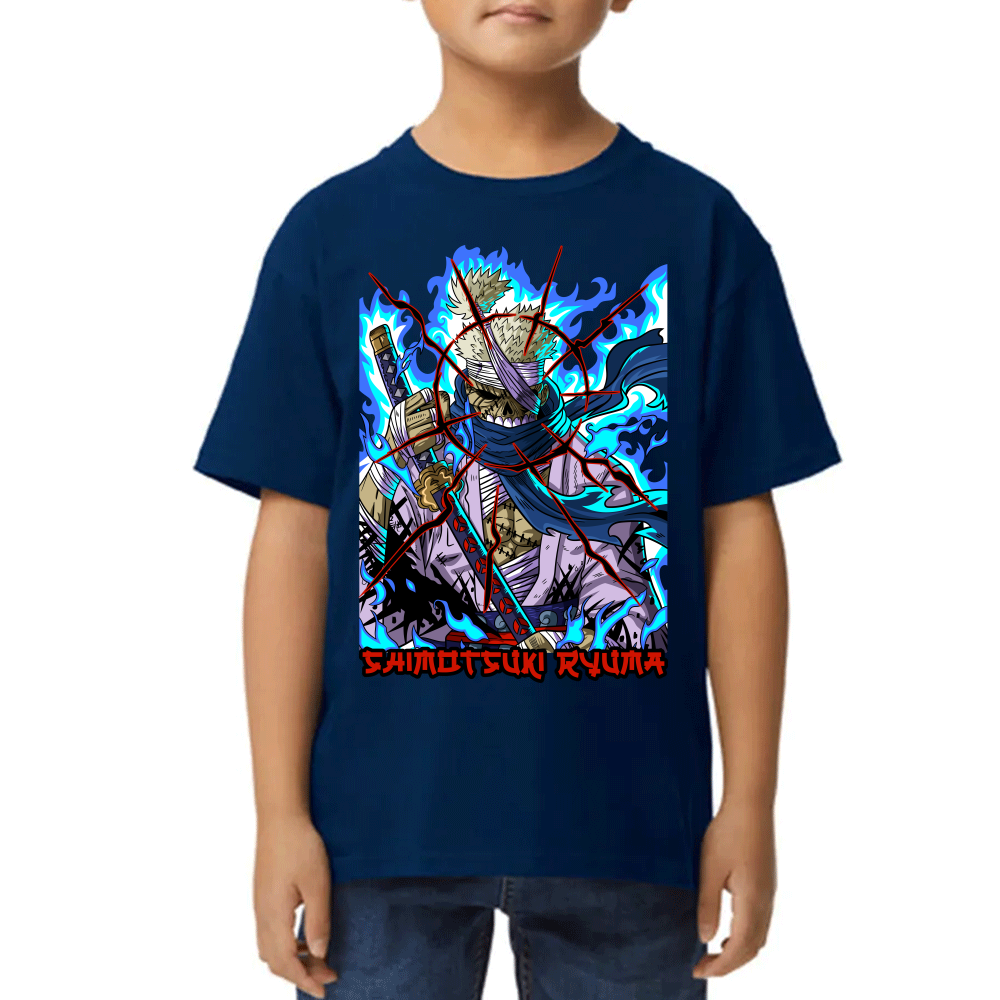 Playera de Niño Shimotsuki Ryuma One Piece Algodón Premium #0002439