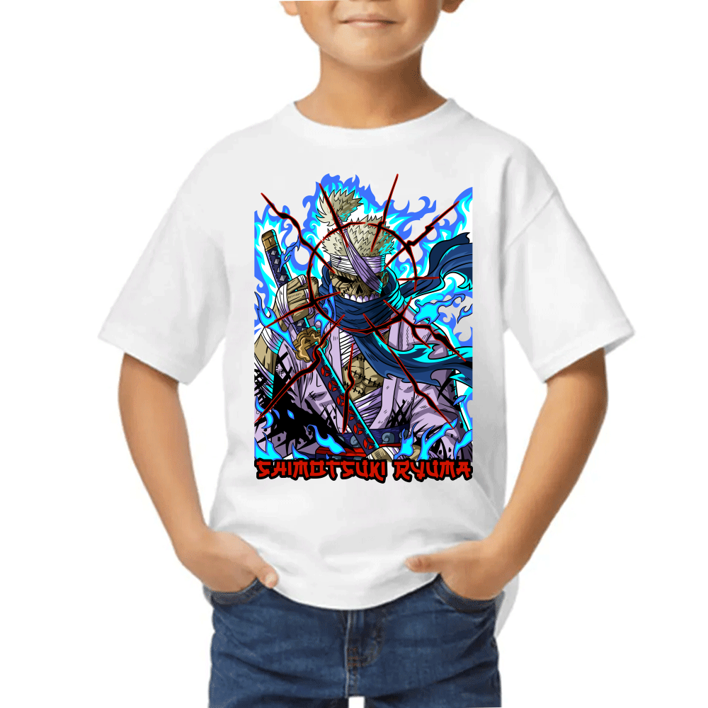 Playera de Niño Shimotsuki Ryuma One Piece Algodón Premium #0002439