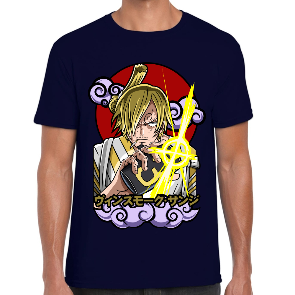 Playera Sanji Wano One Piece Algodón Premium #0002440