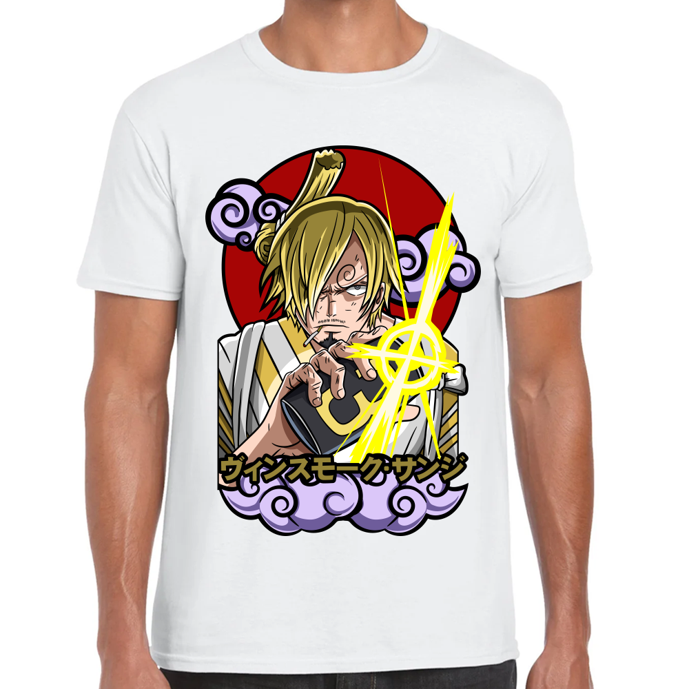 Playera Sanji Wano One Piece Algodón Premium #0002440