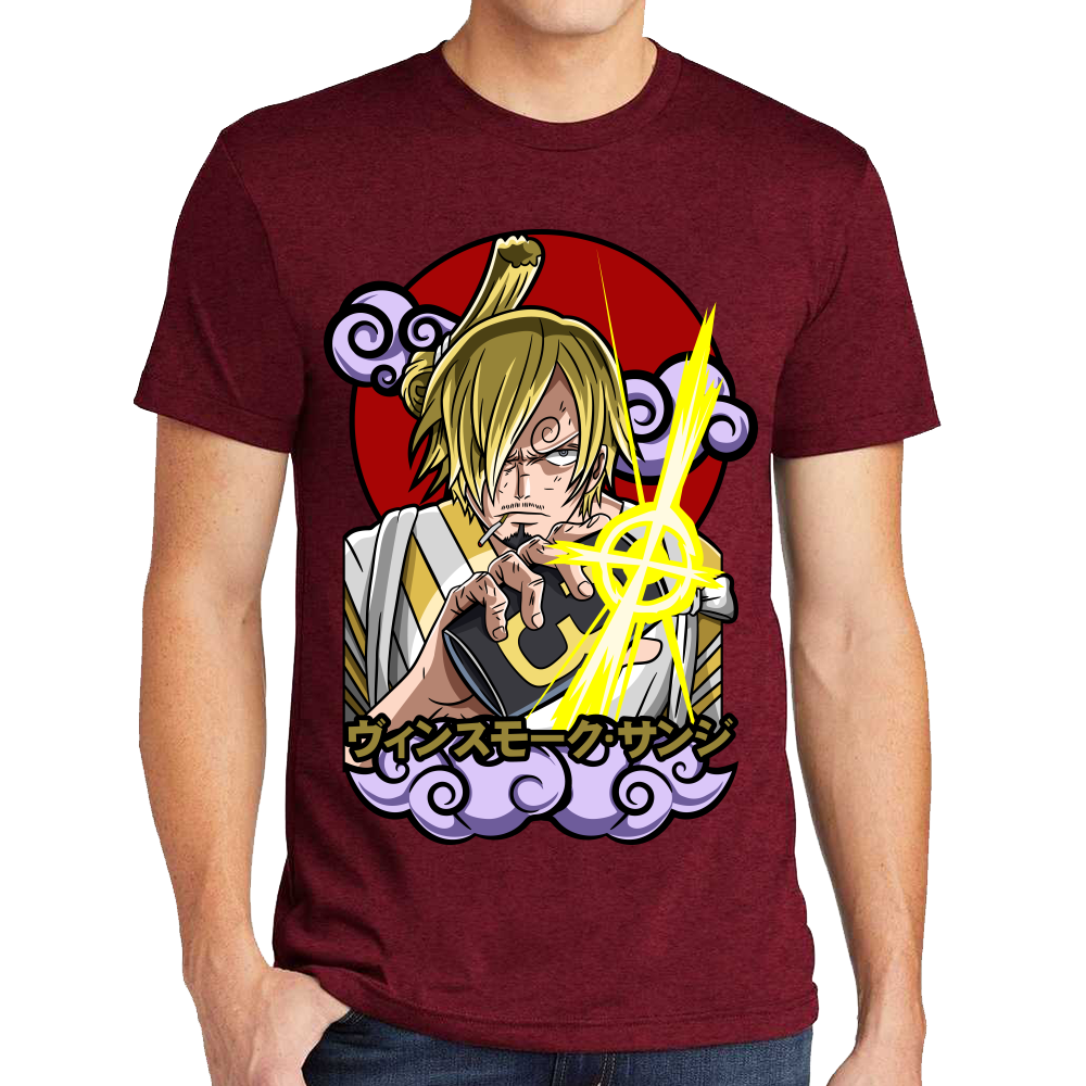 Playera Sanji Wano One Piece Algodón Premium #0002440