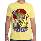 Playera Sanji Wano One Piece Algodón Premium #0002440