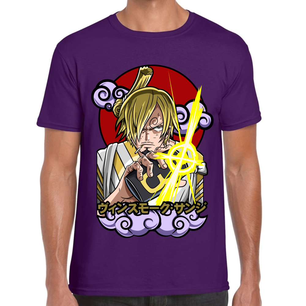 Playera Sanji Wano One Piece Algodón Premium #0002440