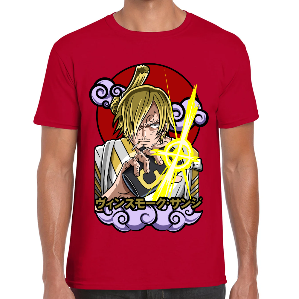 Playera Sanji Wano One Piece Algodón Premium #0002440
