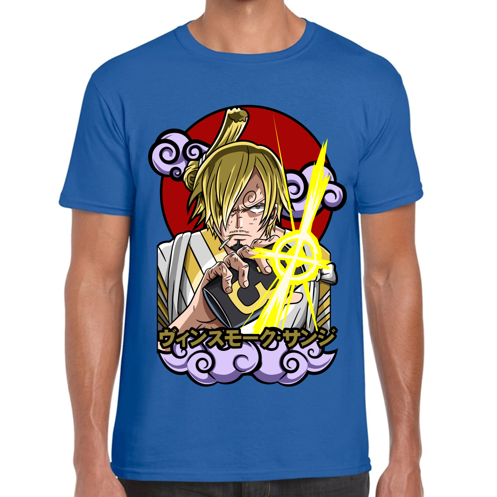 Playera Sanji Wano One Piece Algodón Premium #0002440