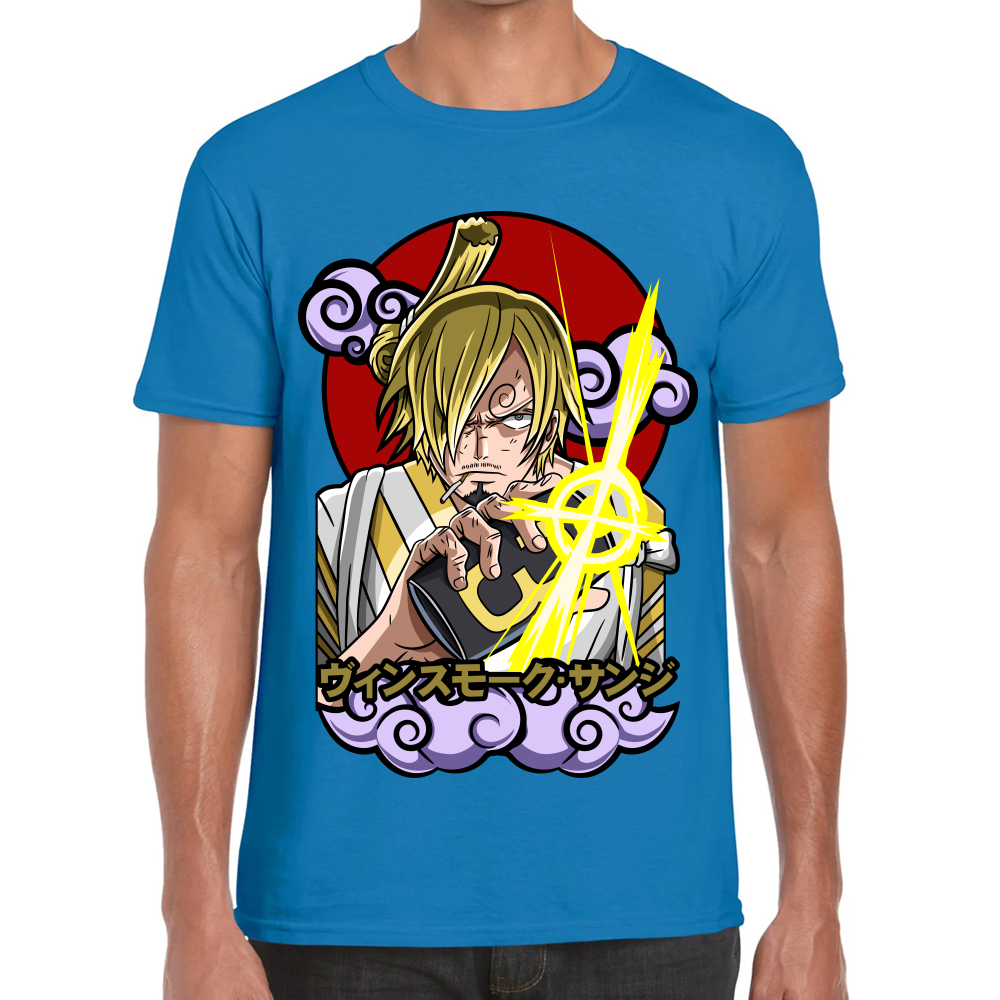 Playera Sanji Wano One Piece Algodón Premium #0002440