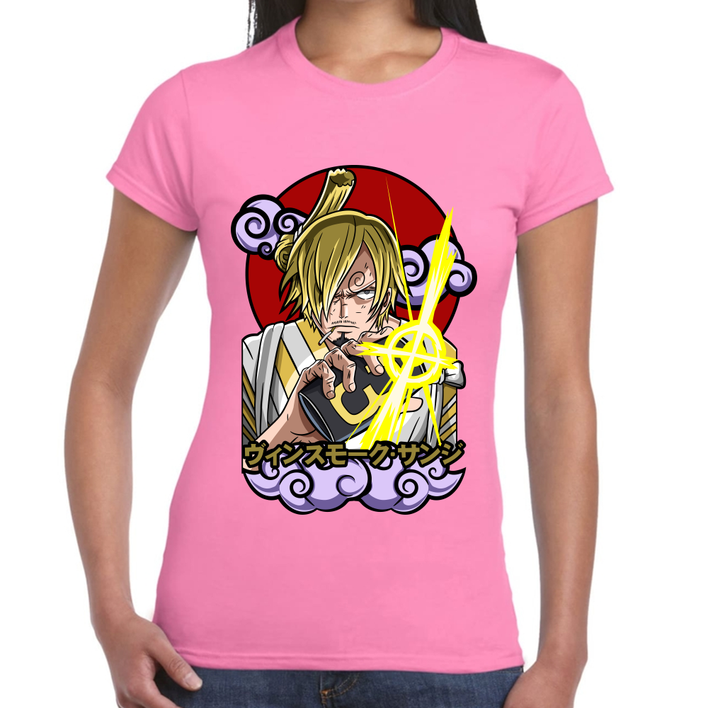 Playera Sanji Wano One Piece Algodón Premium #0002440