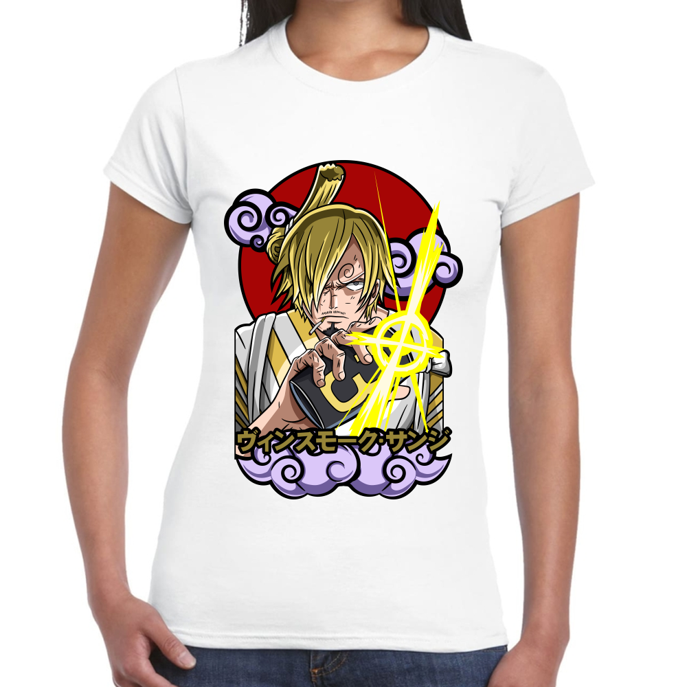Playera Sanji Wano One Piece Algodón Premium #0002440