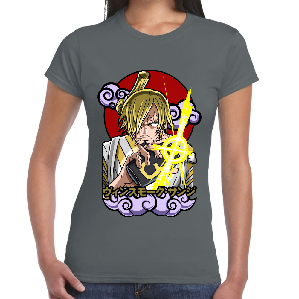Playera Sanji Wano One Piece Algodón Premium #0002440