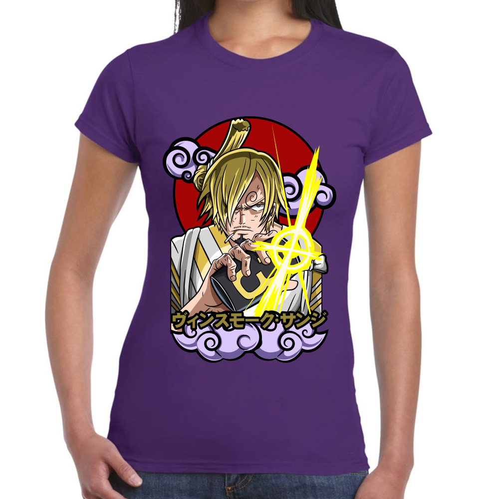 Playera Sanji Wano One Piece Algodón Premium #0002440