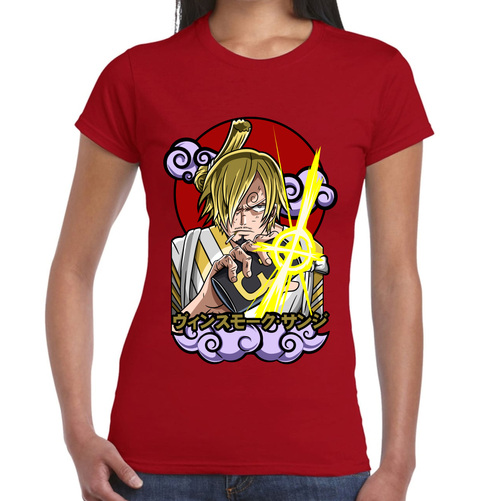 Playera Sanji Wano One Piece Algodón Premium #0002440