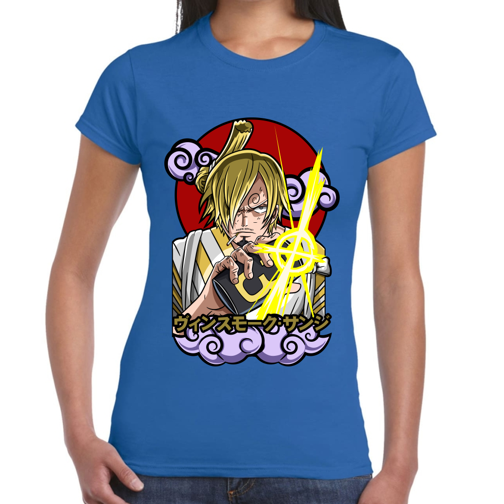 Playera Sanji Wano One Piece Algodón Premium #0002440
