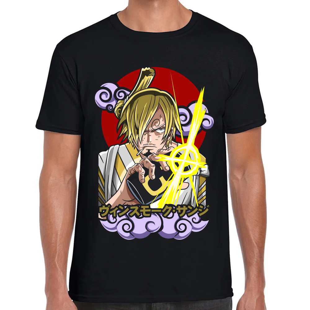 Playera Sanji Wano One Piece Algodón Premium #0002440