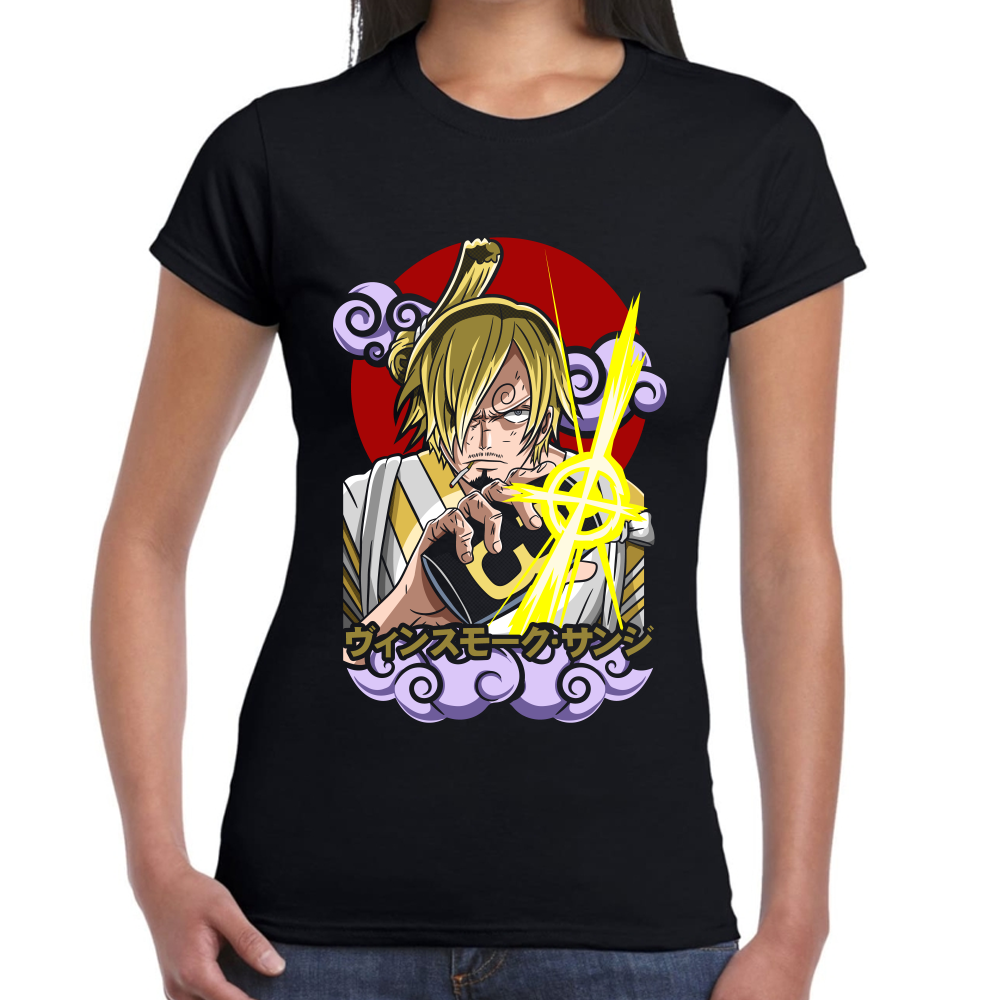 Playera Sanji Wano One Piece Algodón Premium #0002440