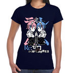 Playera Rem y Ram Re Zero Algodón Premium #0002442