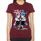 Playera Rem y Ram Re Zero Algodón Premium #0002442