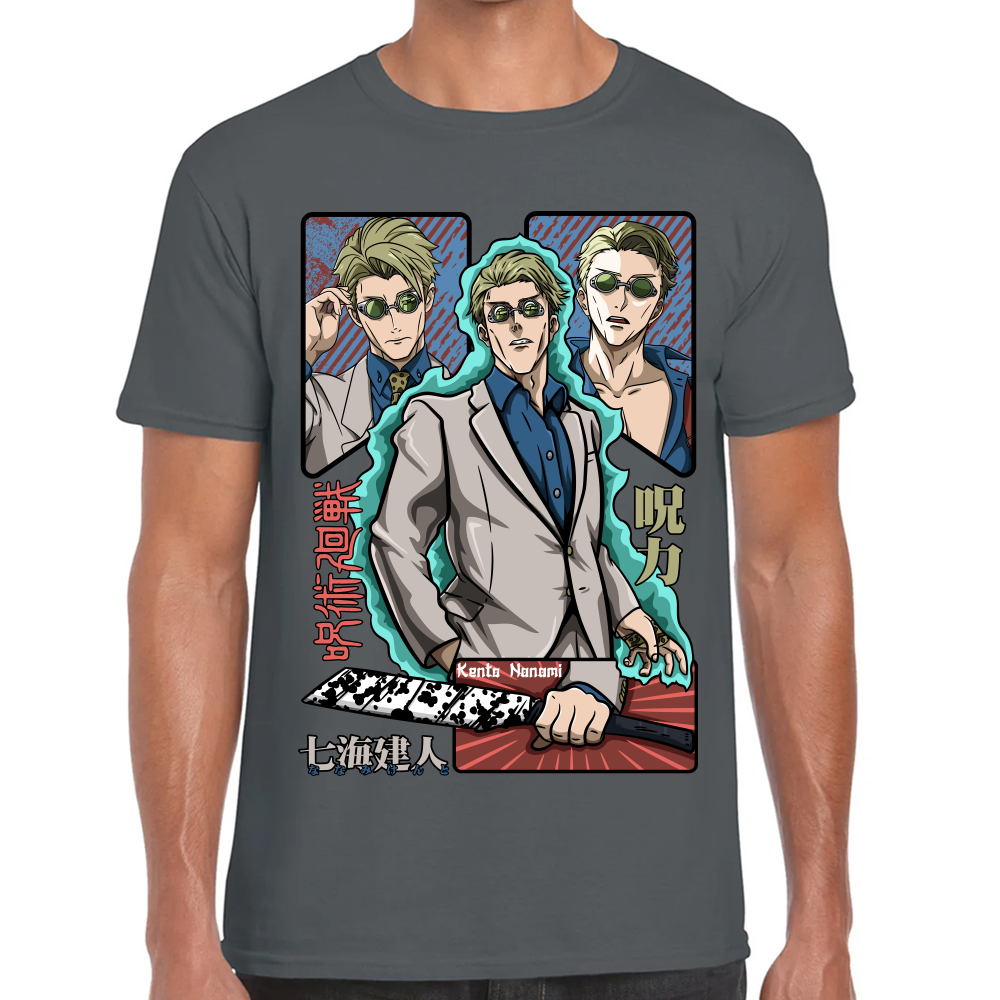 Playera Kento Nanami Jujutsu Kaisen Algodón Premium #0002443