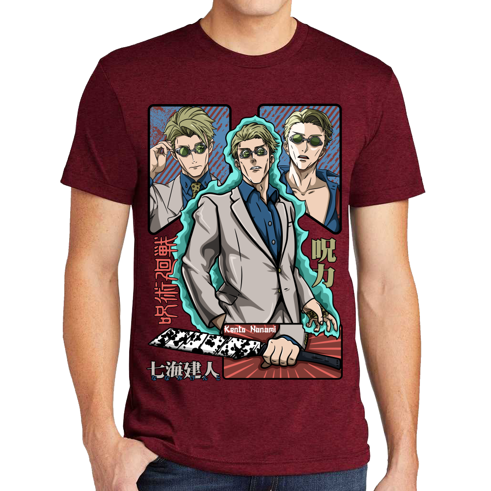 Playera Kento Nanami Jujutsu Kaisen Algodón Premium #0002443