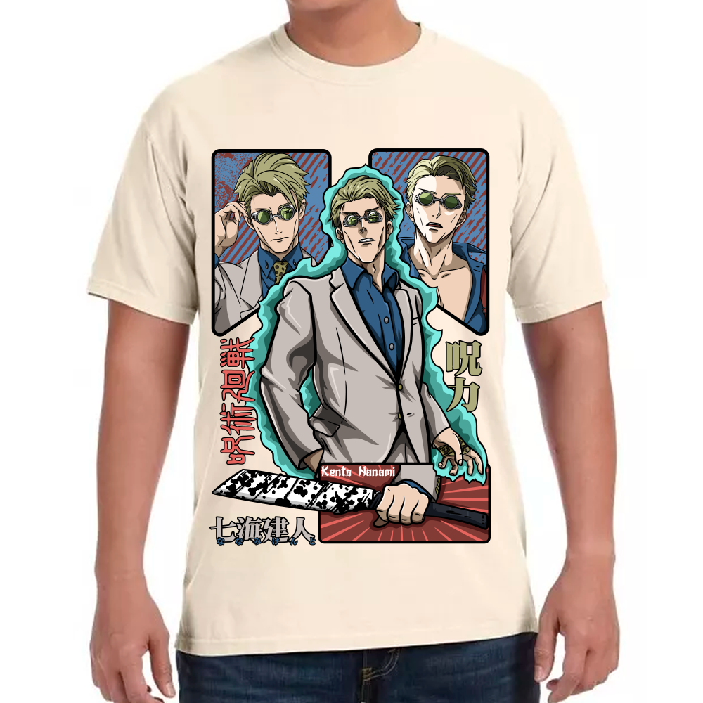 Playera Kento Nanami Jujutsu Kaisen Algodón Premium #0002443