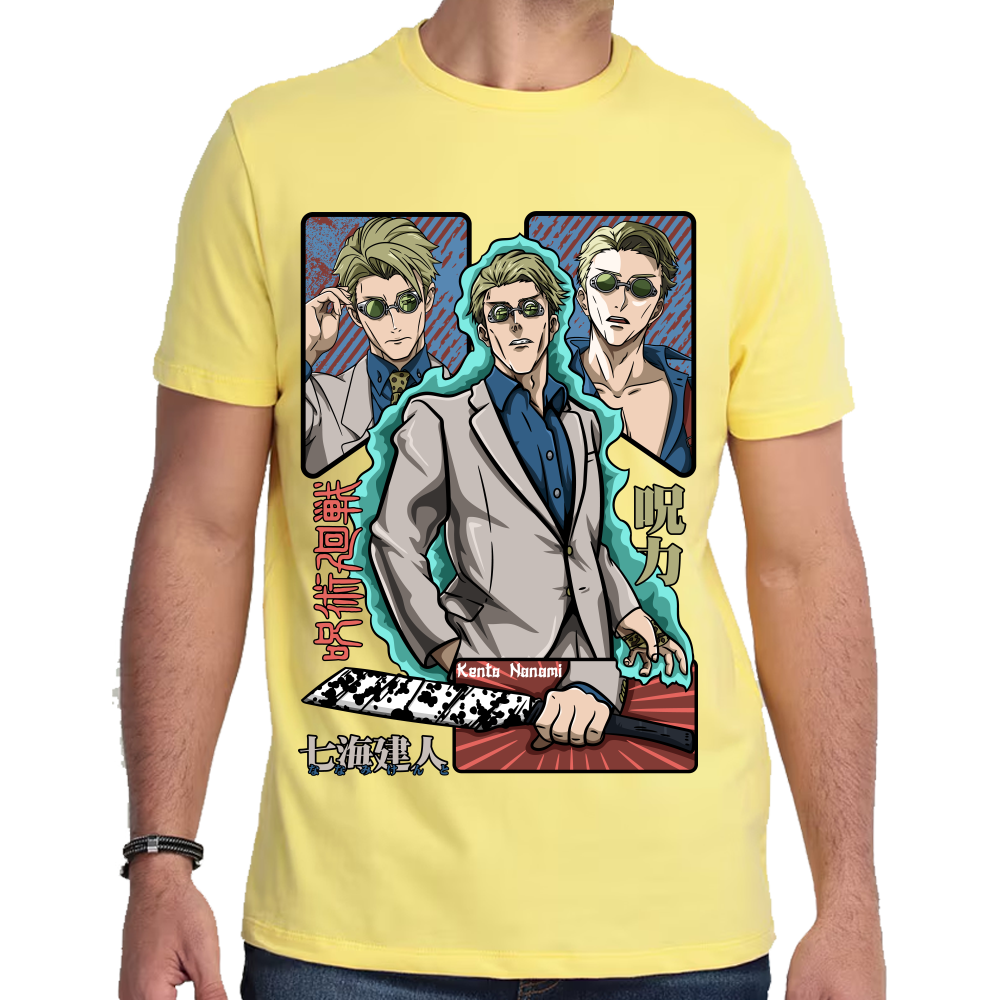 Playera Kento Nanami Jujutsu Kaisen Algodón Premium #0002443