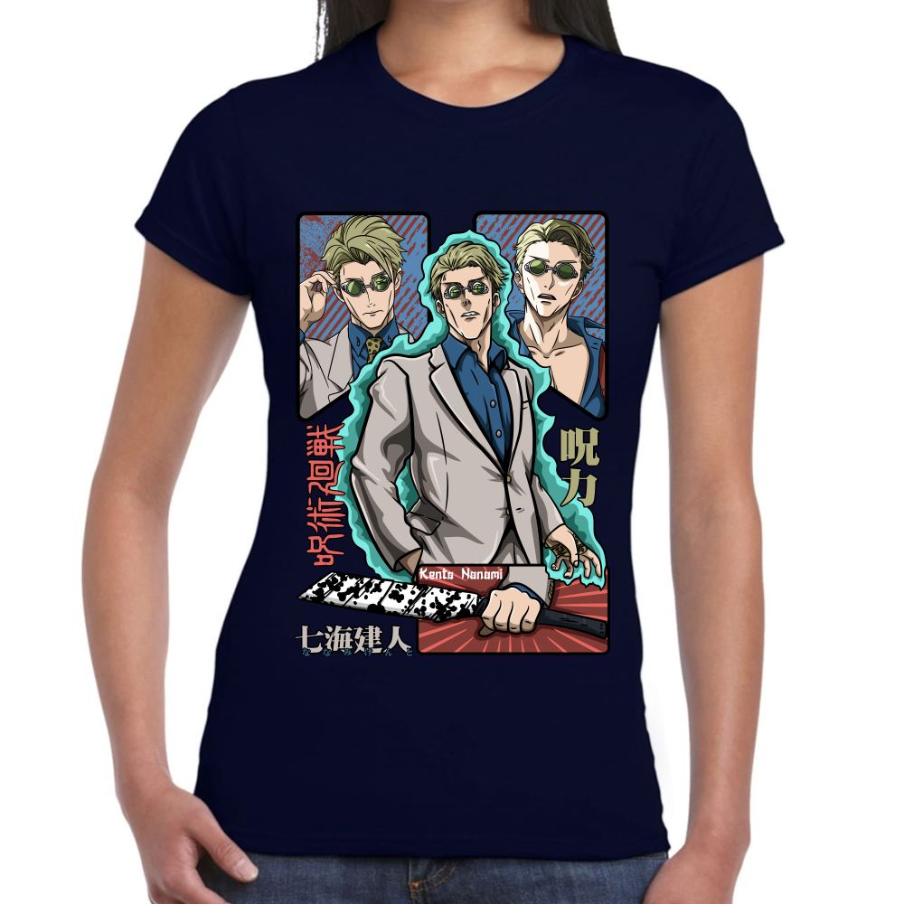 Playera Kento Nanami Jujutsu Kaisen Algodón Premium #0002443
