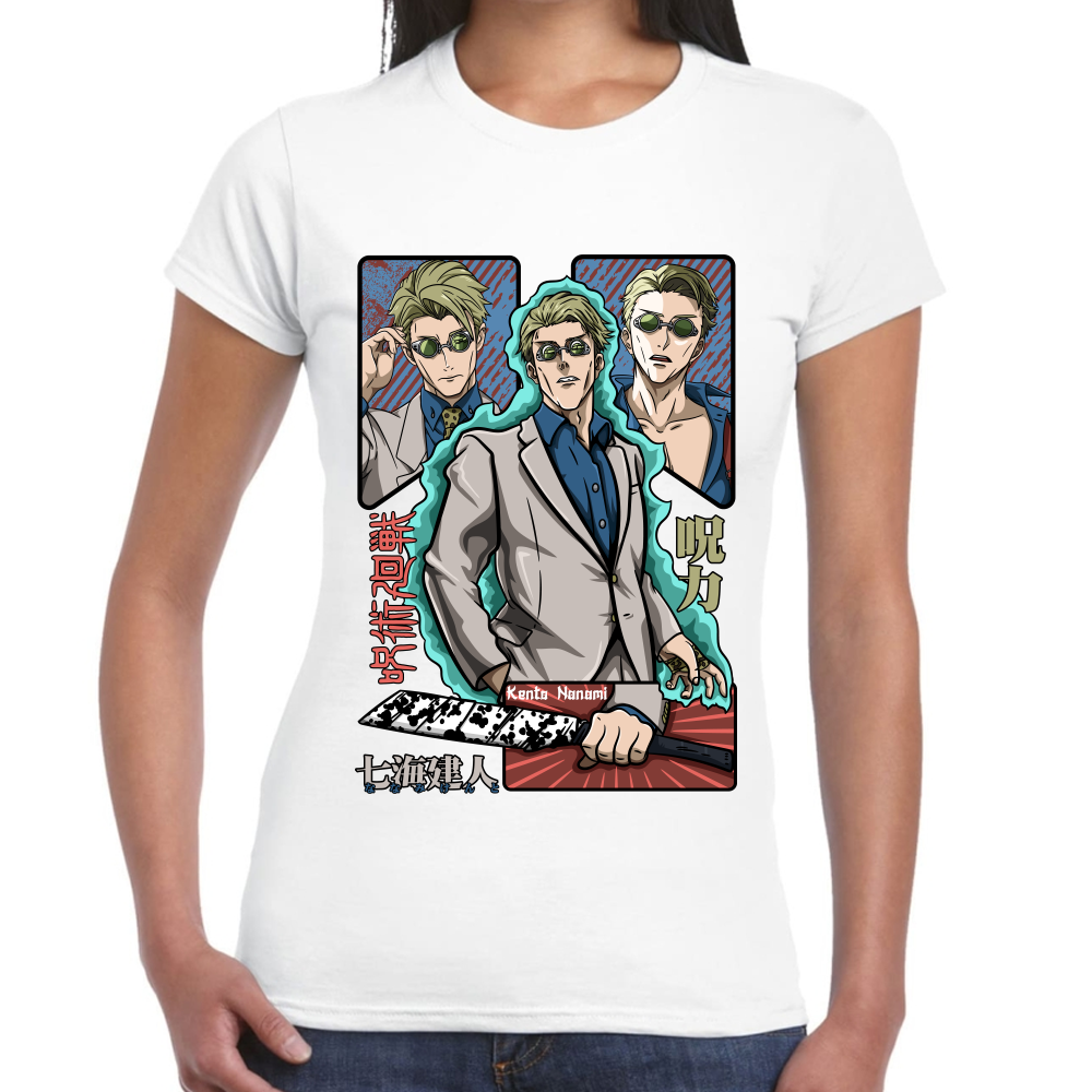 Playera Kento Nanami Jujutsu Kaisen Algodón Premium #0002443