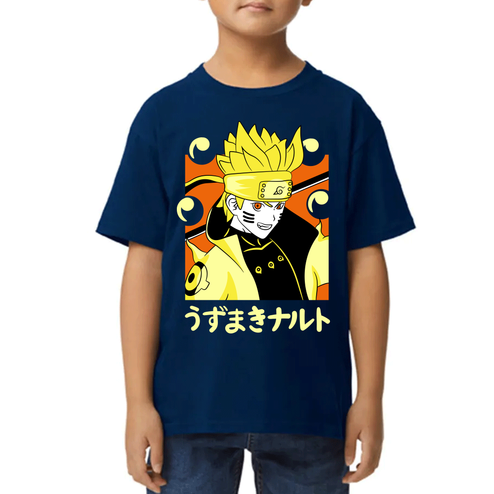 Playera de Niño Naruto Sage Algodón Premium #0002446