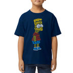 Playera de Niño Bart Los Simpsons Letras Algodón Premium #0002452