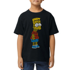 Playera de Niño Bart Los Simpsons Letras Algodón Premium #0002452