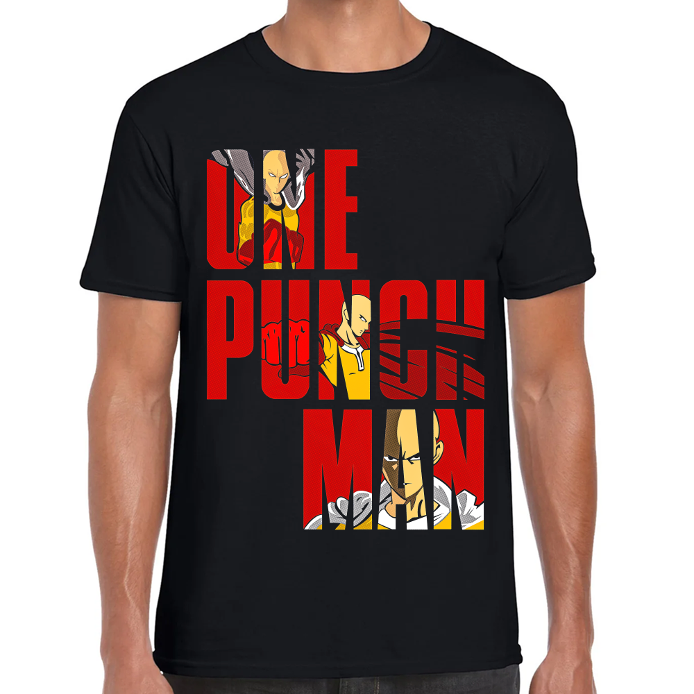 Playera Saitama One Punch-Man Algodón Premium #0002454