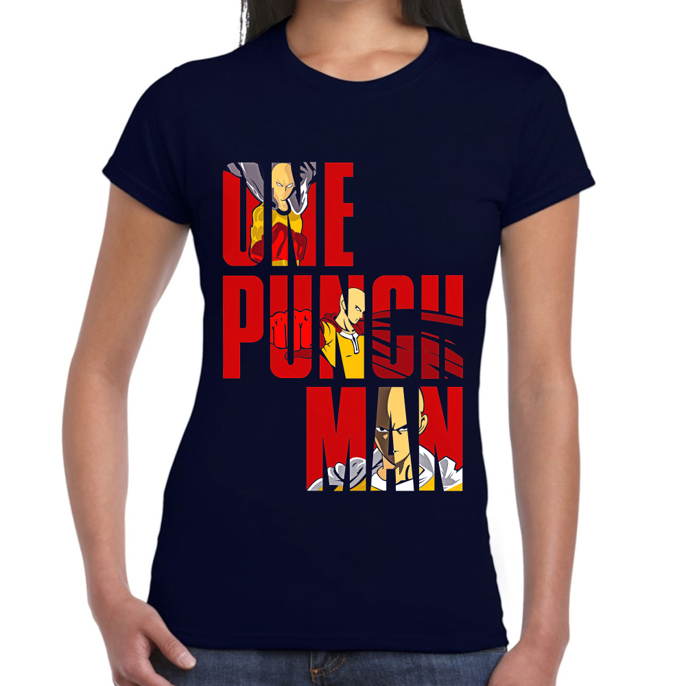 Playera Saitama One Punch-Man Algodón Premium #0002454