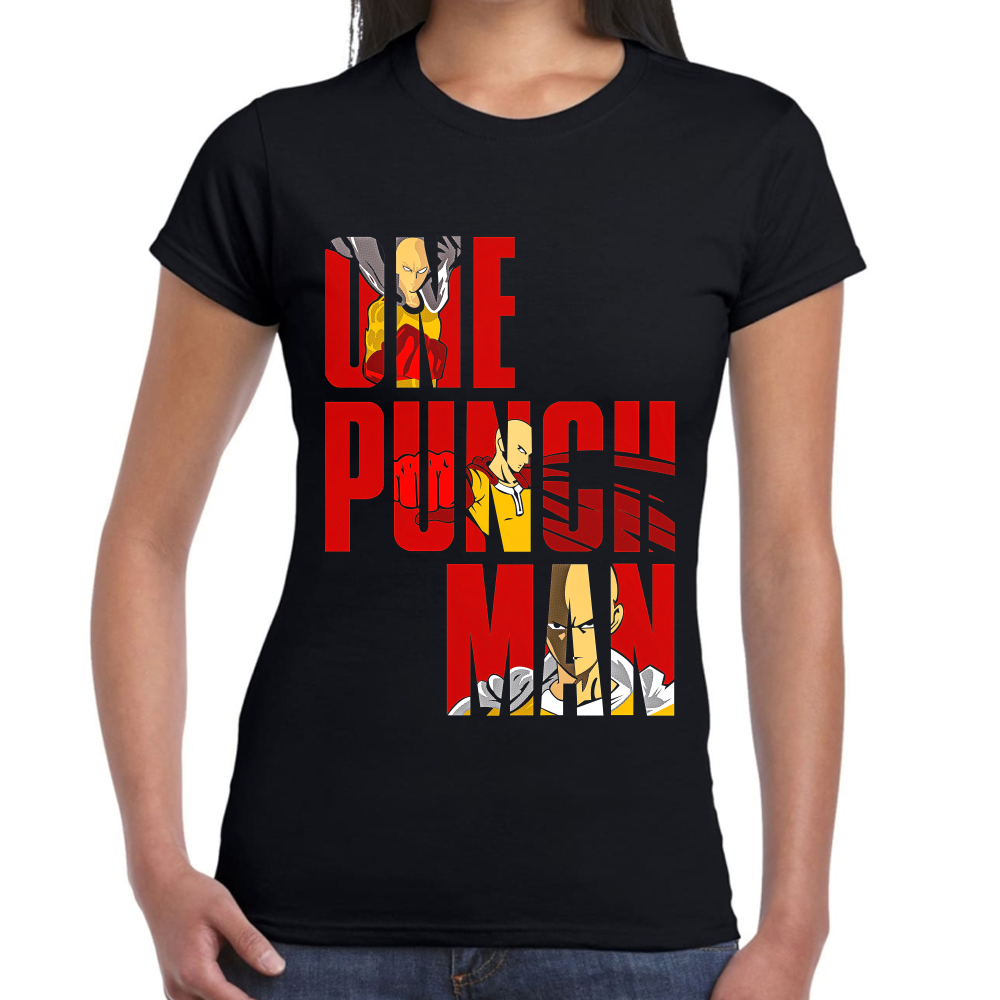 Playera Saitama One Punch-Man Algodón Premium #0002454