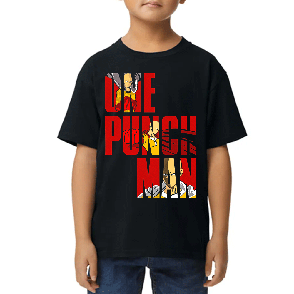 Playera de Niño Saitama One Punch-Man Algodón Premium #0002454