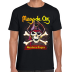 Playera Mago de Oz Bandera Negra Algodón Premium #0002455
