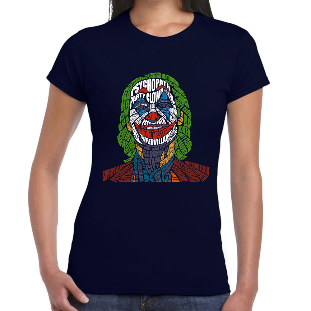Playera Joker Letras Algodón Premium #0002459
