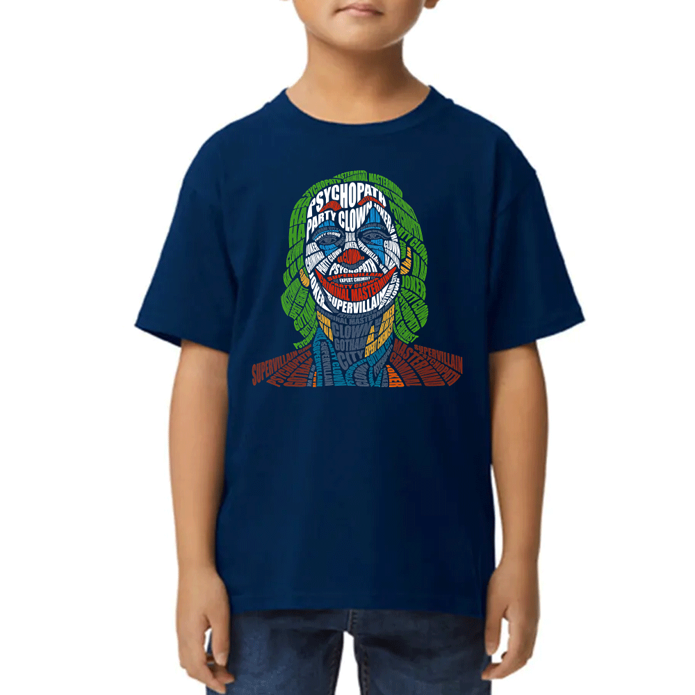 Playera de Niño Joker Letras Algodón Premium #0002459
