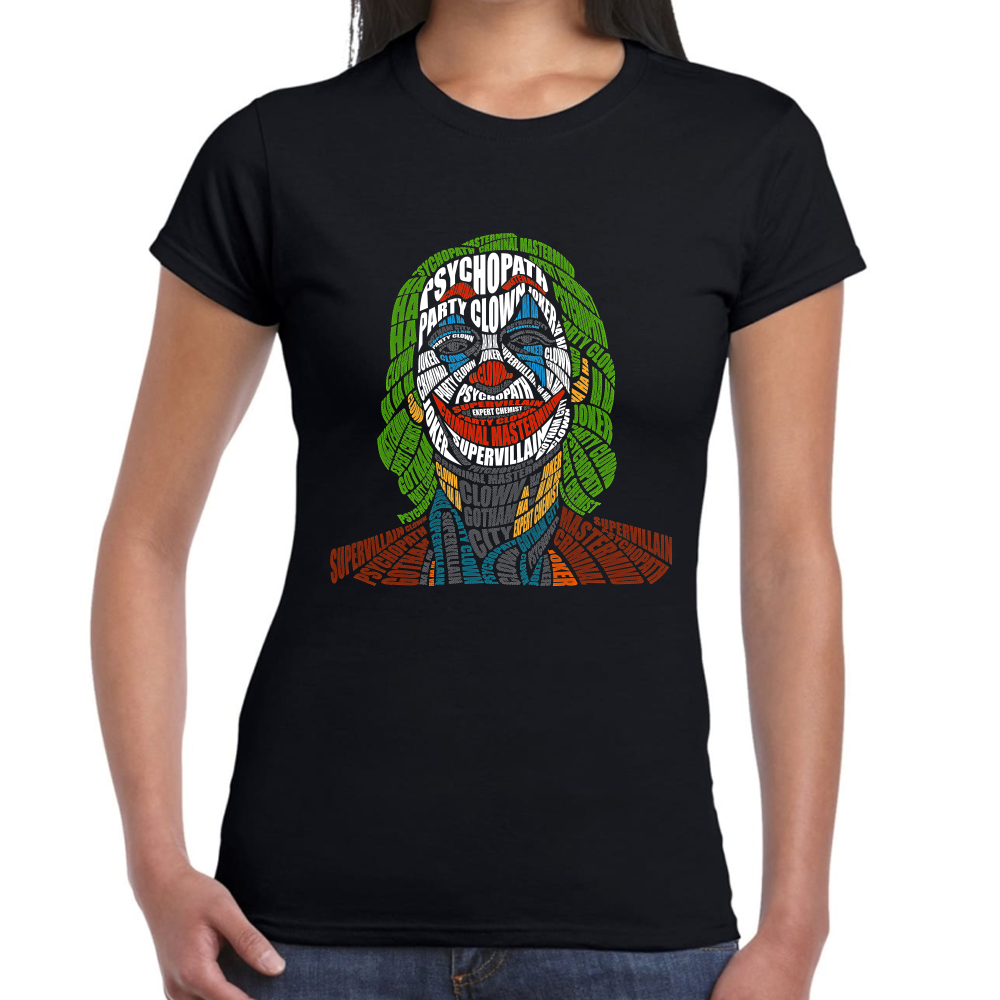 Playera Joker Letras Algodón Premium #0002459