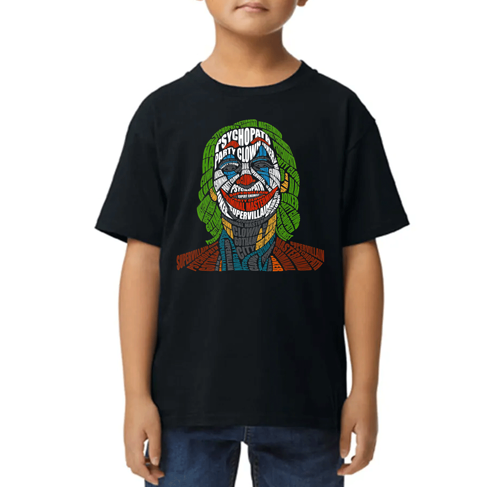 Playera de Niño Joker Letras Algodón Premium #0002459