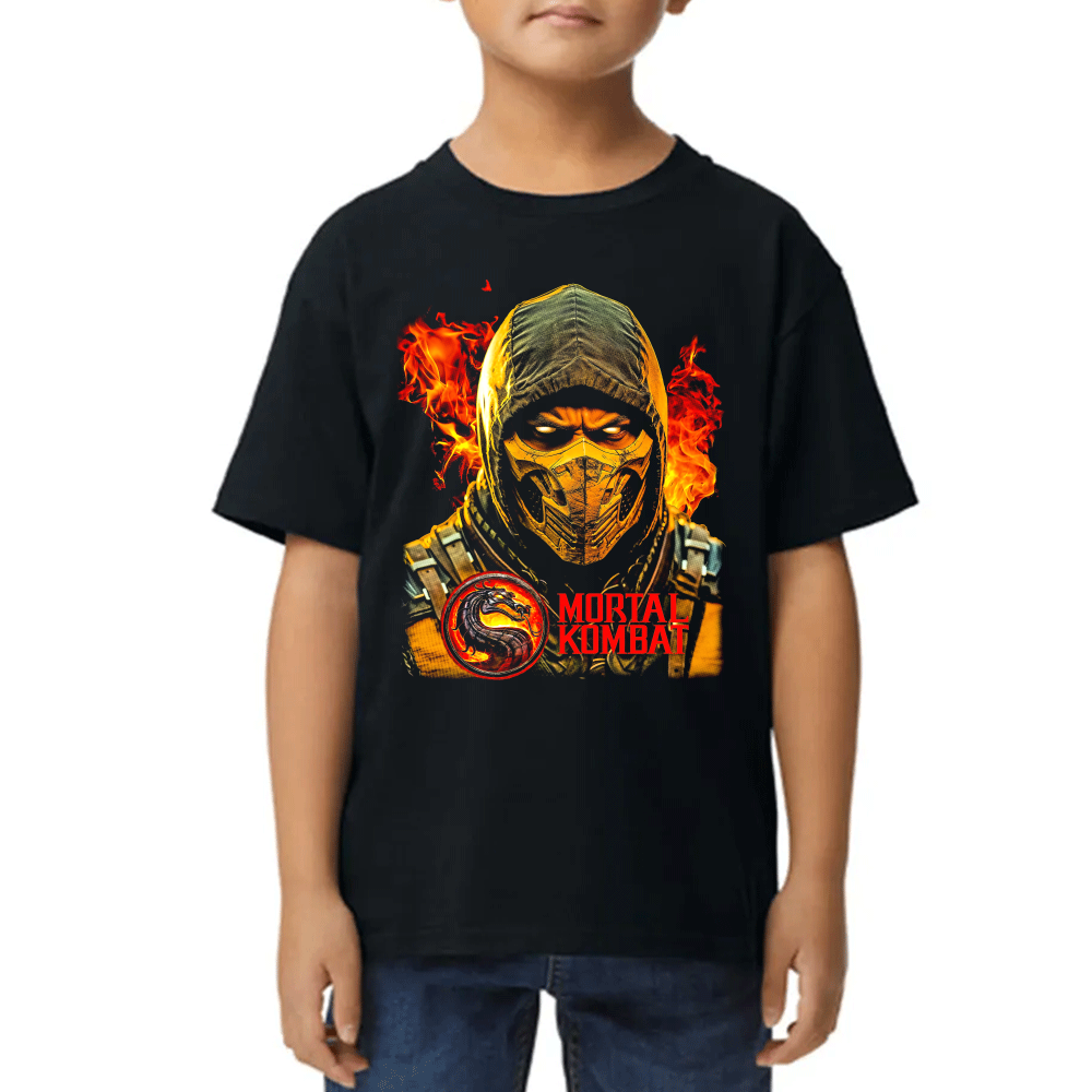 Playera de Niño Mortal Kombat Algodón Premium #0002460