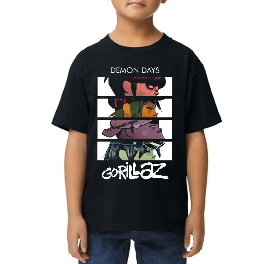 Playera de Niño Gorillaz Demon Days Poster Algodón Premium #0002464