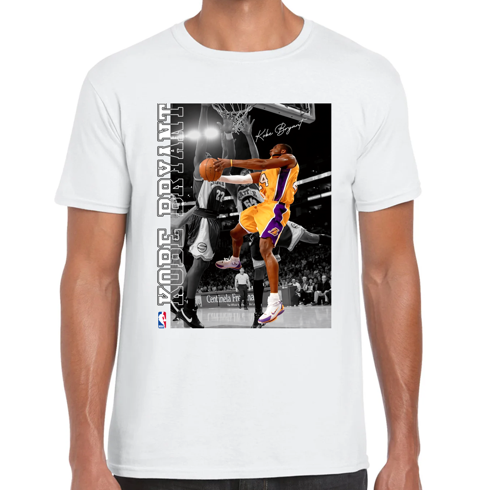 Playera Kobe Bryant Los Angeles Lakers Algodón Premium #0002468