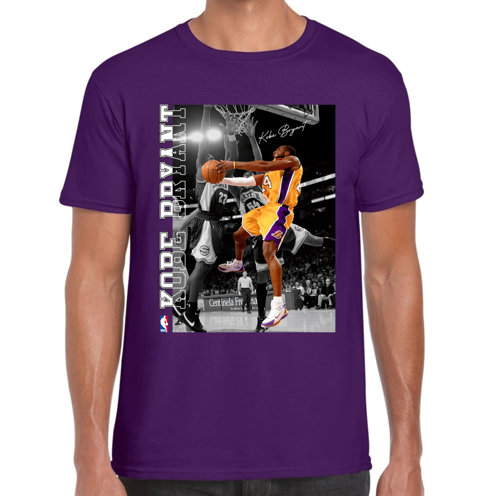 Playera Kobe Bryant Los Angeles Lakers Algodón Premium #0002468