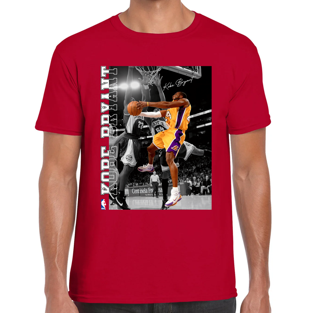 Playera Kobe Bryant Los Angeles Lakers Algodón Premium #0002468