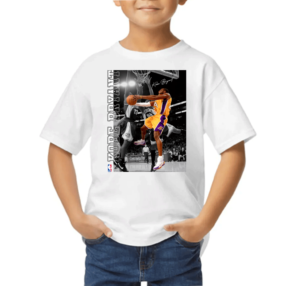 Playera de Niño Kobe Bryant Los Angeles Lakers Algodón Premium #0002468